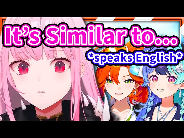 Calli Noticed Something on Kyoko's and Mela's English 【Mori Calliope / HololiveEN】