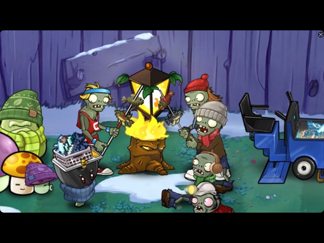 【PVZ Animation】How Plants and Zombies Celebrated New Year’s in a Time of Peace