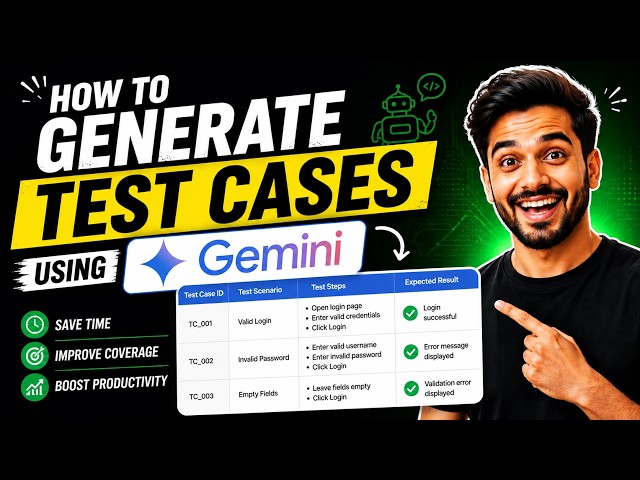 How to Generate Test Cases Using Gemini in Minutes
