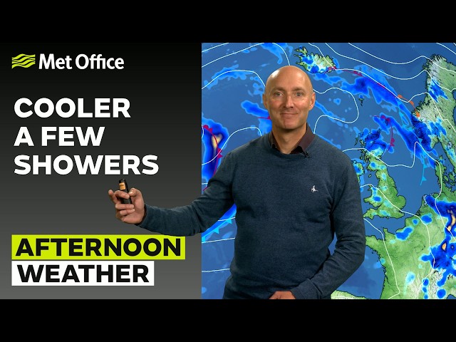 31/05/2026 - Feeling cooler - Afternoon Weather Forecast UK – Met Office Weather