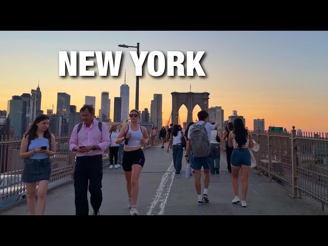 New York City LIVE Brooklyn to Manhattan on Saturday Evening (August 15, 2026)