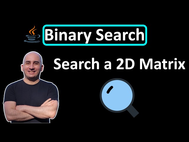 LeetCode - 74. Search a 2D Matrix | Binary Search | Java