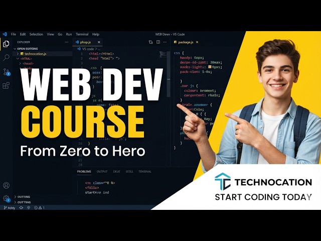 Full Stack Web Development Course 2026 | Technocation Institute