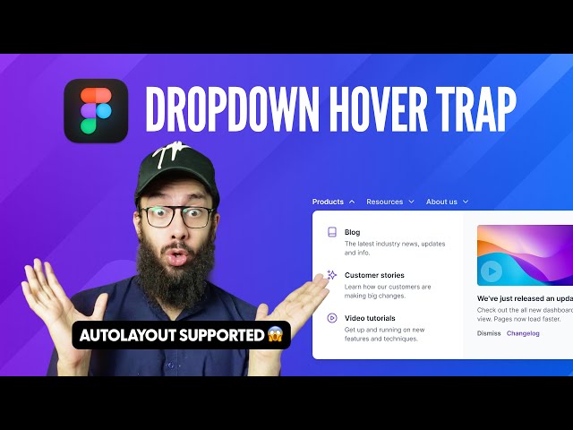 How to Build an Interactive Dropdown Overlay in Figma – Master Hover Traps!