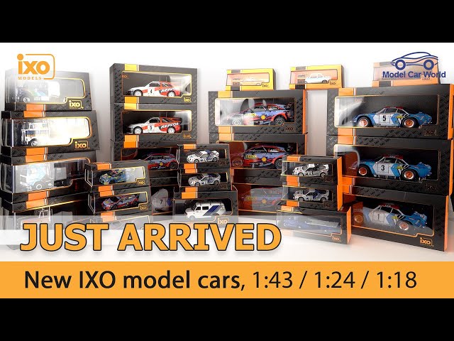 IXO Just arrived - New model cars in scale 1:43 1:24 and 1:18 available