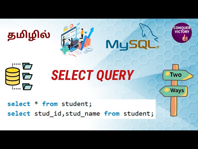 select query in MySQL | what does select * in Tamil | MySQL for beginners | DQL