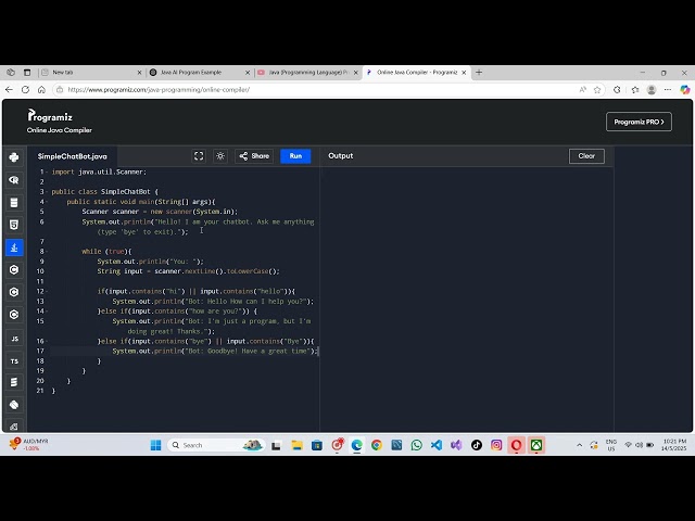Java (Programming Language) Project 91: 'AI ChatBot' Created by Trishanth Kumar