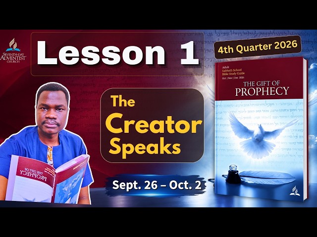 📘 Sabbath School Lesson 1 SUMMARY | The Creator Speaks | Sept. 26–Oct. 2, 2026