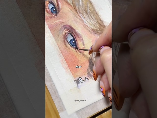 Queen of the People’s Hearts🥀👑#watercolor #watercolortutorial #painting