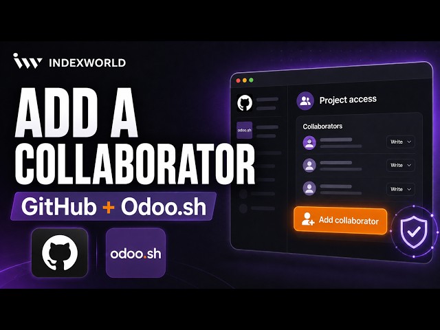 How to Add a Collaborator in GitHub and Odoo.sh | Step-by-Step Guide