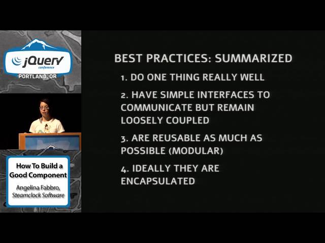 Building Modular Web Applications: How To Build a Good Component - Angelina Fabbro