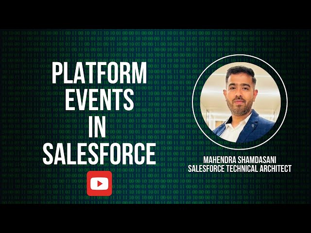 Real time data sync with Salesforce Platform Events!