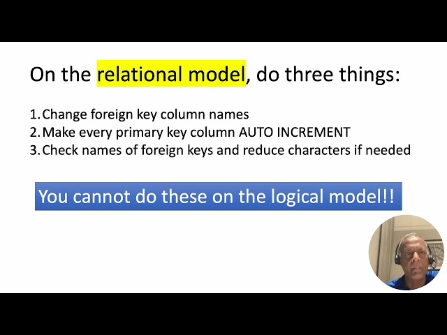 3 create and tweak relational model