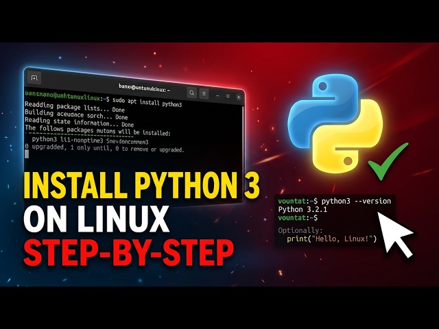 How to Install Python 3 on Linux (Step-by-Step Guide)