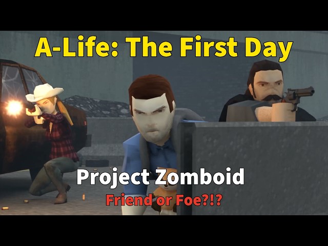 24 Hours of NPC's In Project Zomboid - A-Life