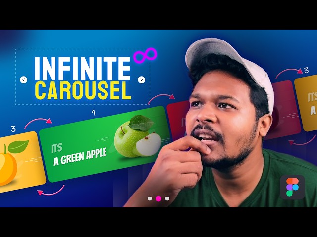How to create Infinite Carousel in Figma (Tamil) | Loop Slider for UI Design