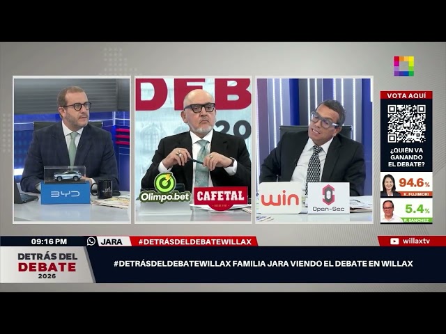 Behind the Debate - MAY 31 - BETO ORTIZ CRITICIZED ROBERTO SÁNCHEZ | Willax