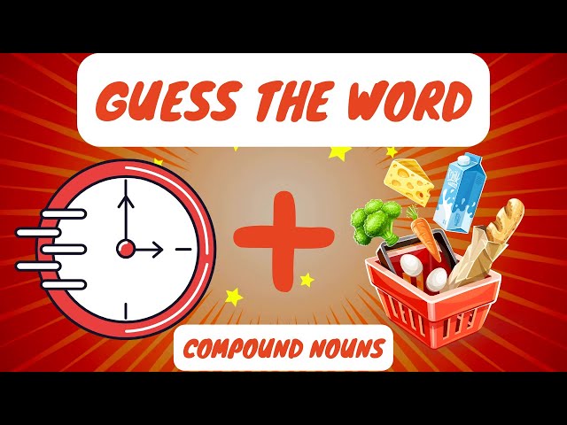 Guess The Word (Part 1) - Compound Nouns - English Grammar