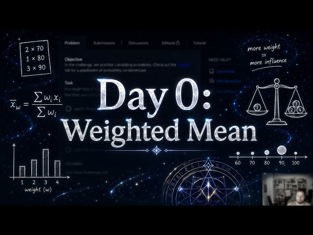 Day 0: Weighted Mean | HackerRank