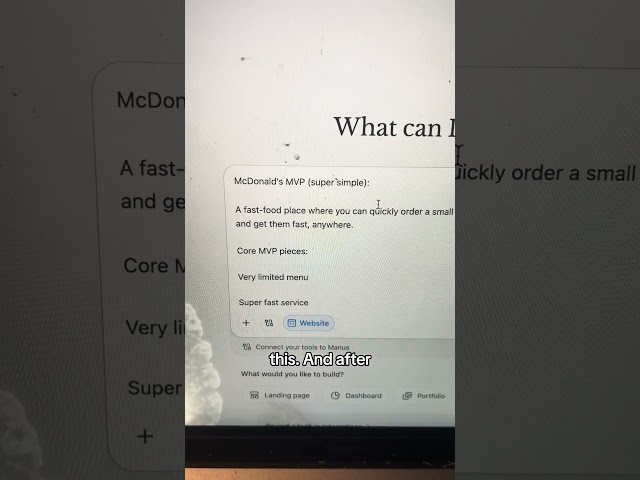 I built McDonald’s a website #automation #workflow #vibecoding #buildinpublic #mcdonalds