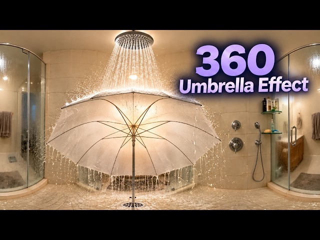 360 Spatial Audio Rain Shower on an Umbrella – Eclipsa Audio (IAMF) Version