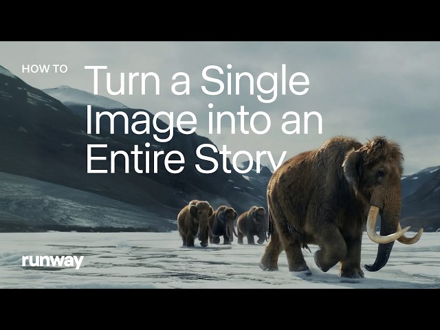 How to Turn an Image into an Entire Story with Story Panels Workflow | Runway