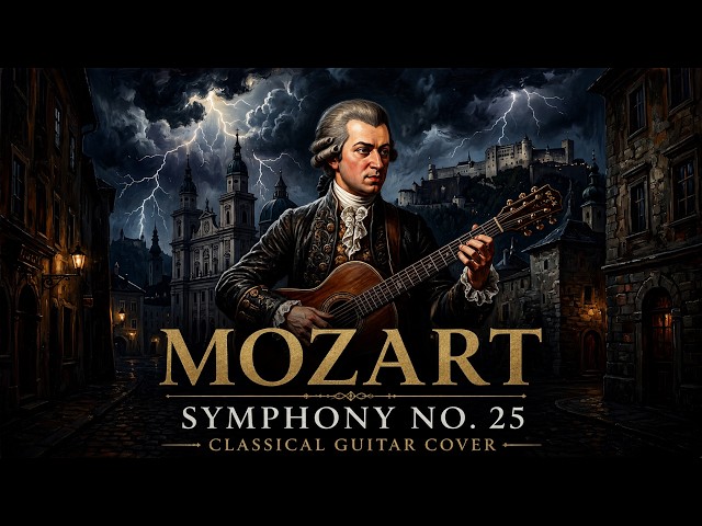 MOZART - SYMPHONY NO.25 | Classical Guitar Cover