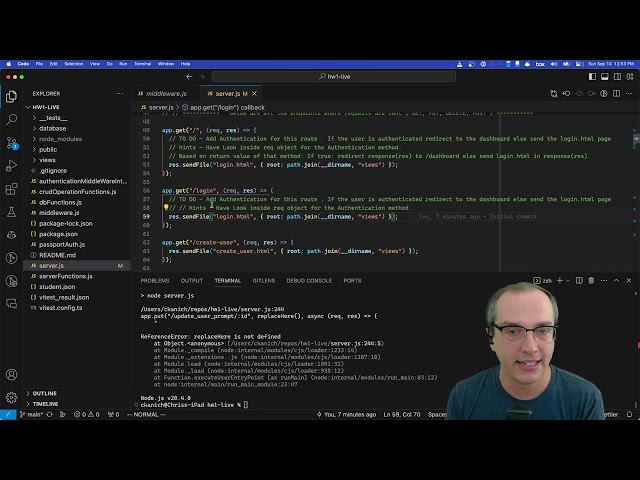 Secure Web App Dev: Homework 1 blind coding