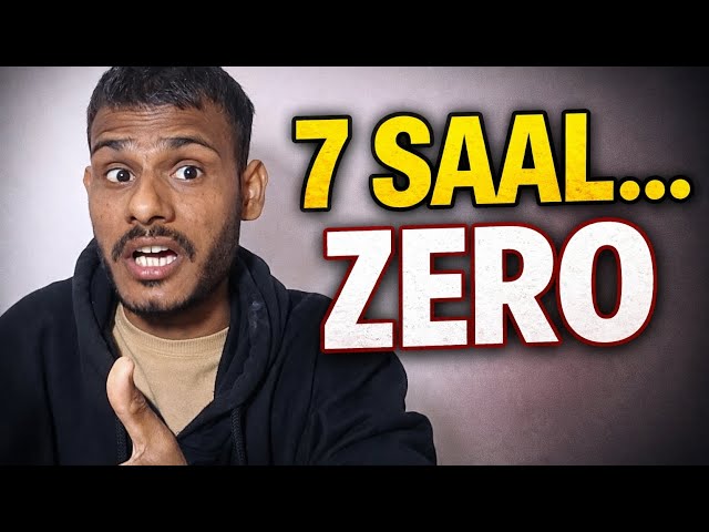 7 Saal Me Sirf Experience Mila… Success Nahi 😂 !! First video With Facecam 🙂