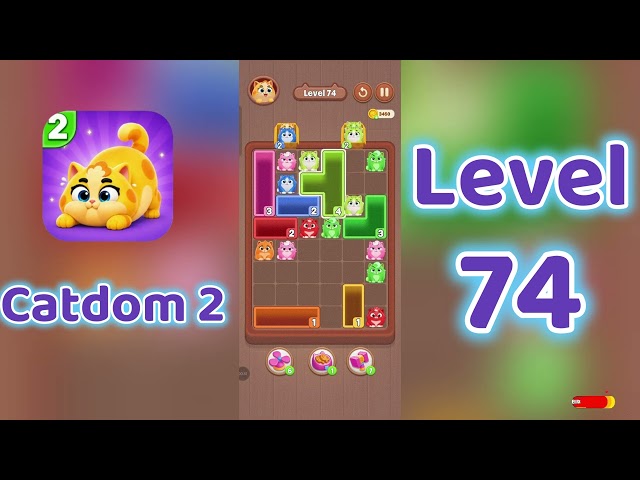 Catdom 2 Level 74 walkthrough 🐱 | SolutionGuruji