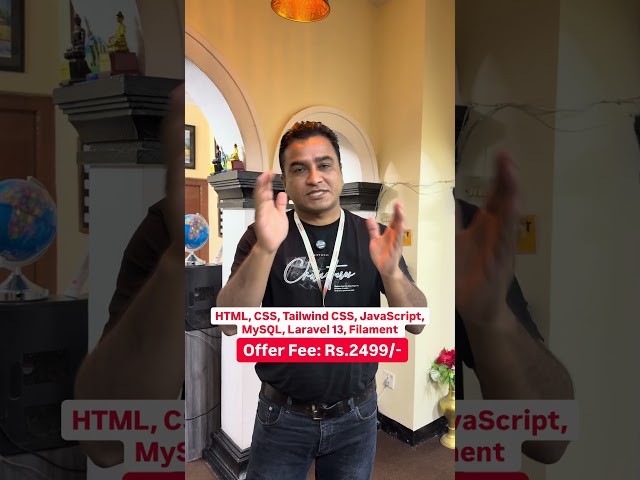 Learn HTML,CSS, Tailwind CSS, MySQL, Laravel 13 and Filament #comedy