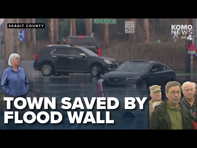 Senators, Governor highlight flood wall's role in saving Mount Vernon from historic flood