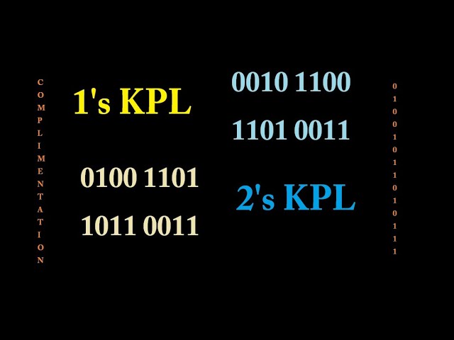 Binary Subtraction using Complementation