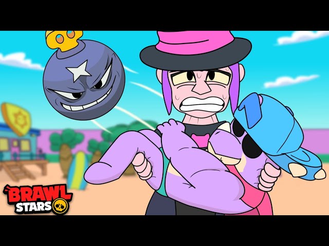 ANIMATED PIERCE'S FUNNY MOMENTS - Brawl Stars Animation