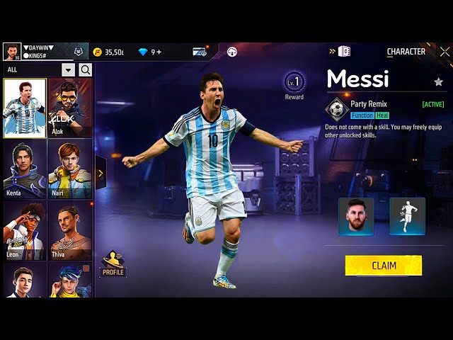 MESSI CHARACTER 😱 WORLD CUP 2026 🎁 FREE REWARDS 🔥 FREE FIRE