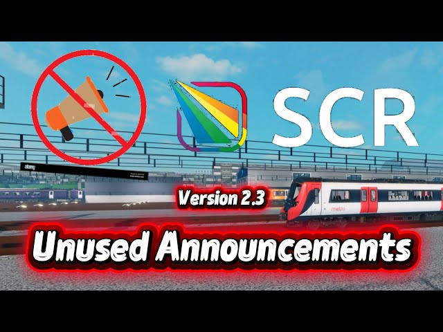 SCR Version 2.3 l Unused Station Announcements in 1 minute