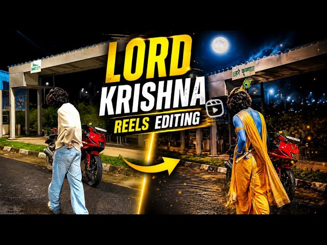Instagram Viral Krishna Reels Video Kaise Banaye | Trending Lord Krishna Reels Editing
