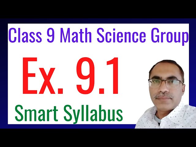 Exercise 9.1 Chapter 9 || Introduction To Coordinate Geometry || 9Th Class Math Science Group