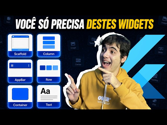 Novo no Flutter? Estes 6 widgets resolvem quase TUDO