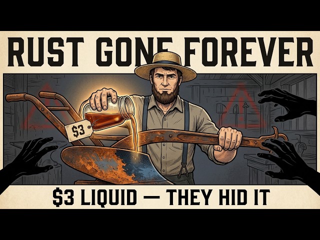 Rust Gone Forever? The Amish $3 Trick That Saves Old Tools.