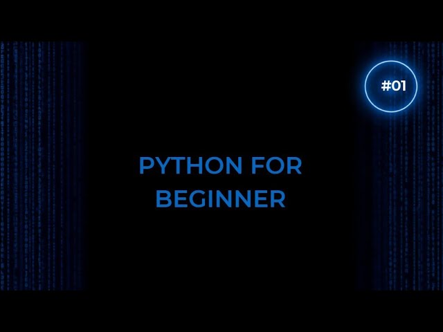 Introduction to python + basic setup