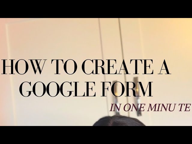 How to Create a Google Form in Just 1 Minute! (Step-by-Step Guide) #google #googleformtutorial