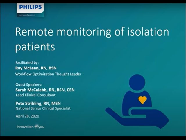 Remote monitoring of isolation patients