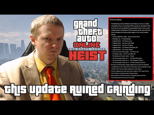 Rockstar Games Has Killed Grinding In GTA Online- A Grinder's Rage Against Rockstar