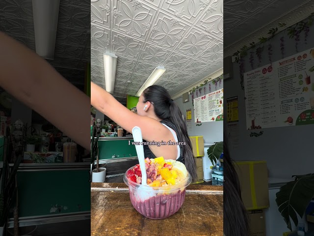 Wholesome interaction of the week 🥹 #nyc #foodie #acaibowl #nycfood #running #sweettreat #wholesome
