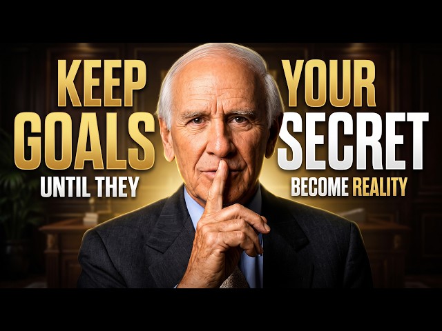 Keep Your Goals Secret Until They Become Reality | Jim Rohn Wisdom for Success