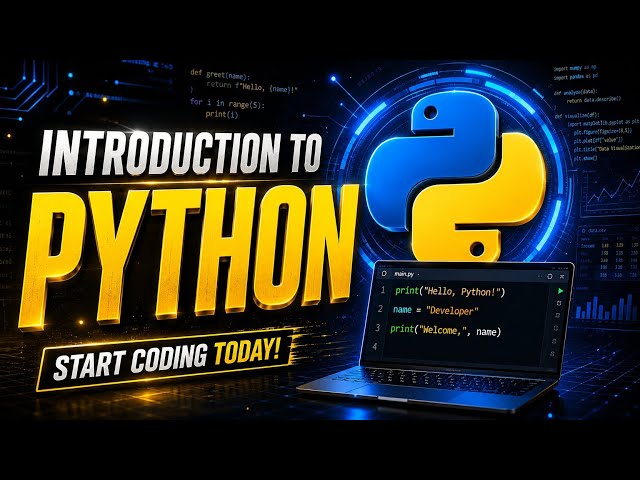 #1 Python for Beginners 🚀 | Learn Python from Scratch in 2026 #python 