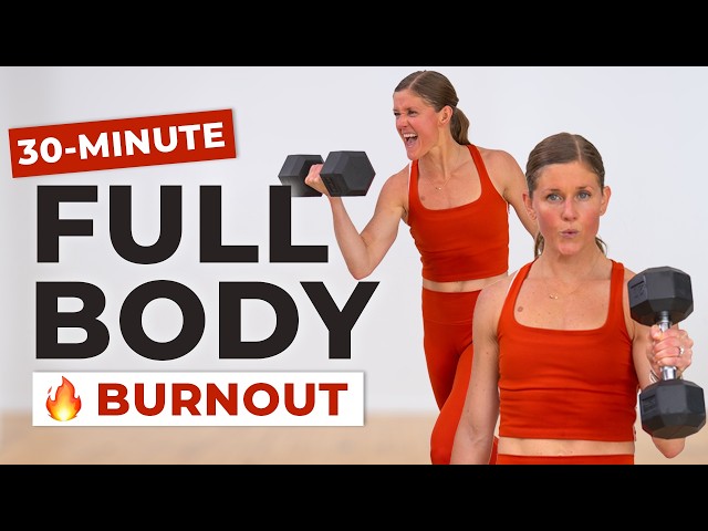 30-Minute Intense Full Body Workout (Pyramid Stack-On | Strength + HIIT)