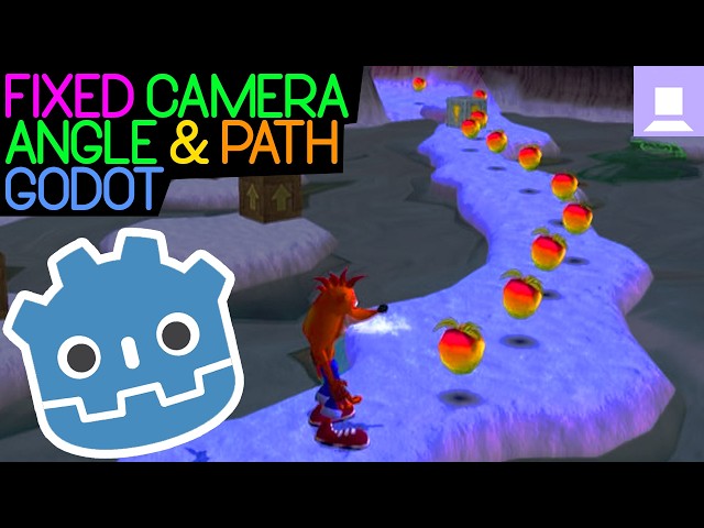 Crash Bandicoot & Racing Game Style FIXED Camera Path  |  Godot 4 Tutorial