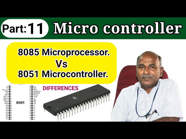 8085 Microprocessor and 8051 Microcontroller in tamil